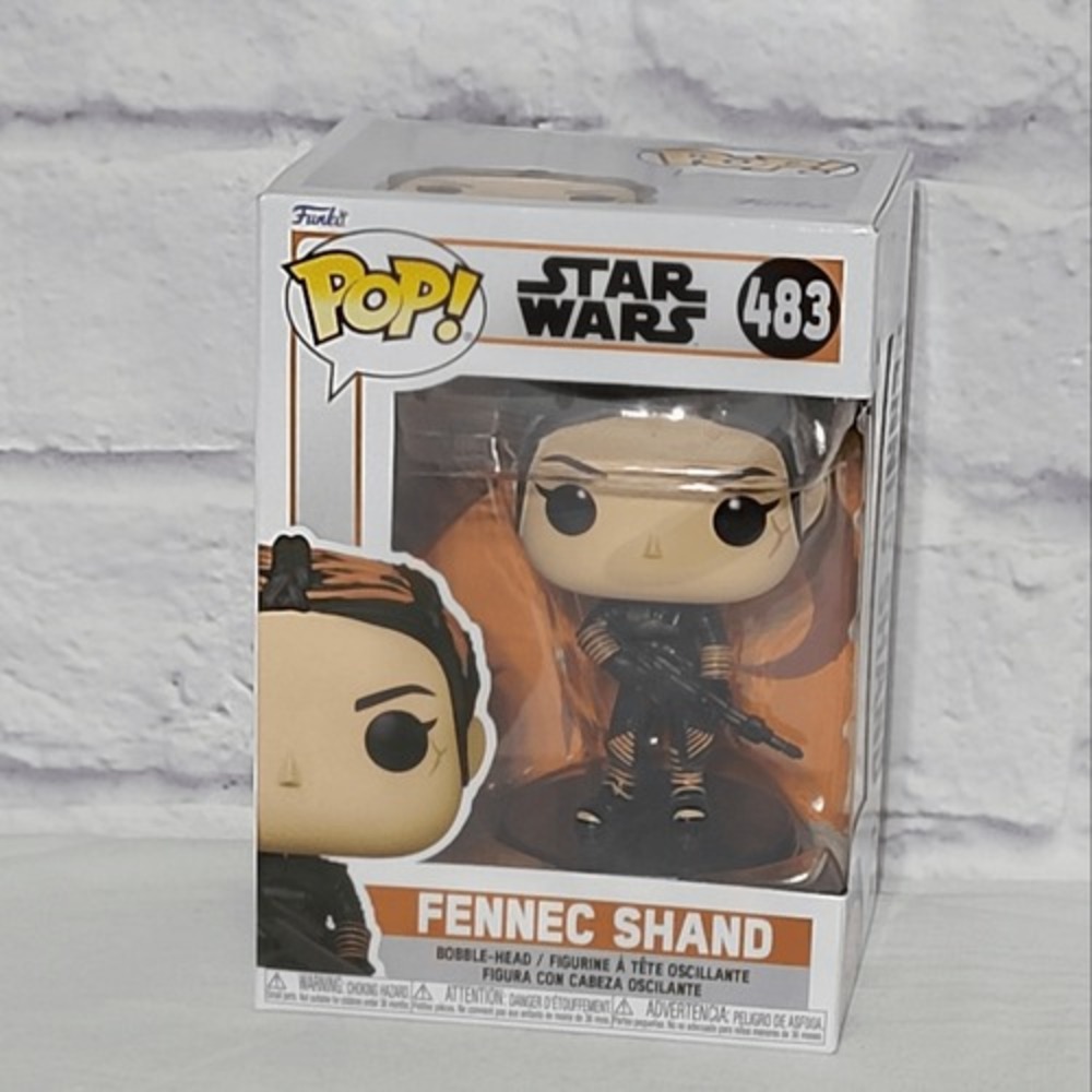 Funko Pop Star Wars Fennec Shand 483 The Mandalorian Vinyl Bobble-Head Figure